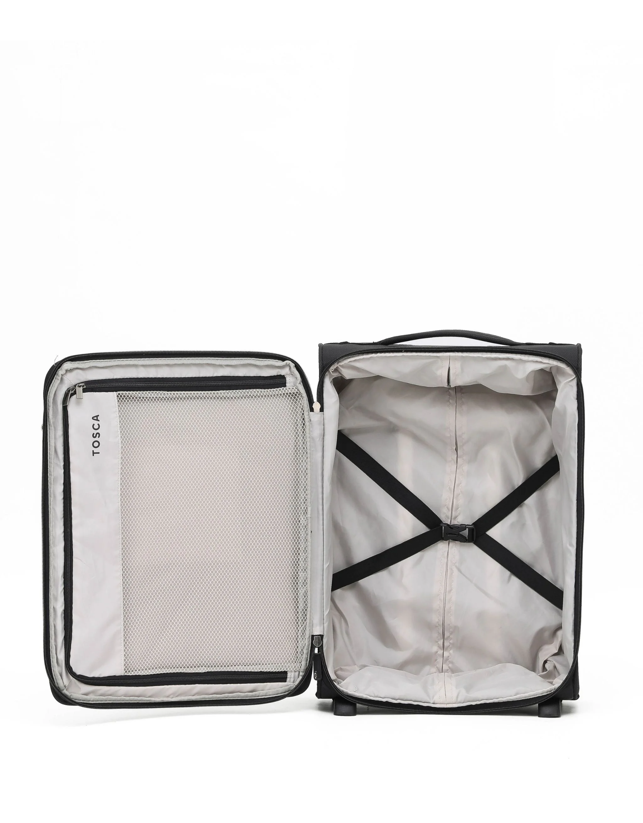 So Lite 54cm Small 2-Wheel Soft Carry On - Black - Image 4