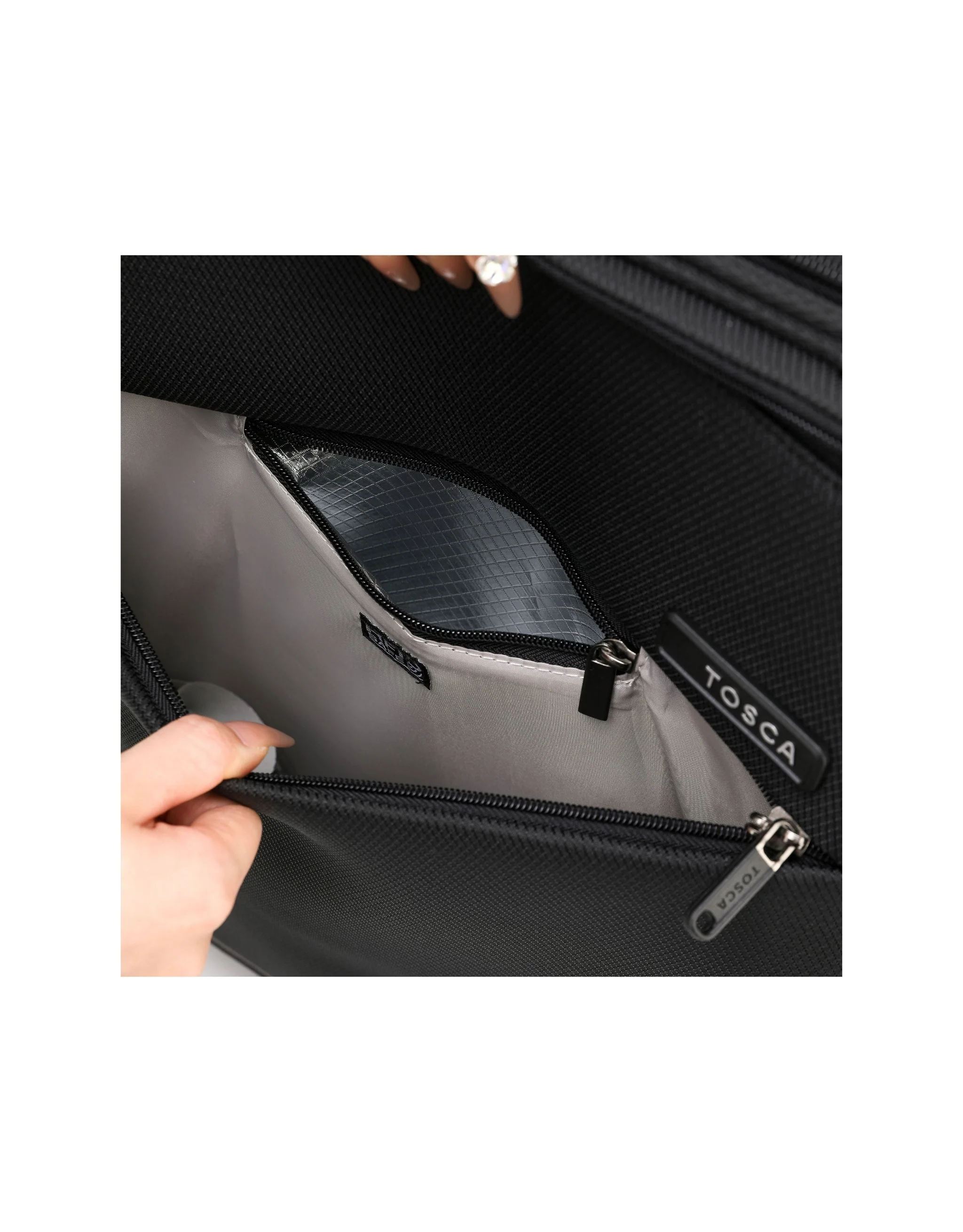 So Lite 54cm Small 2-Wheel Soft Carry On - Black - Image 5