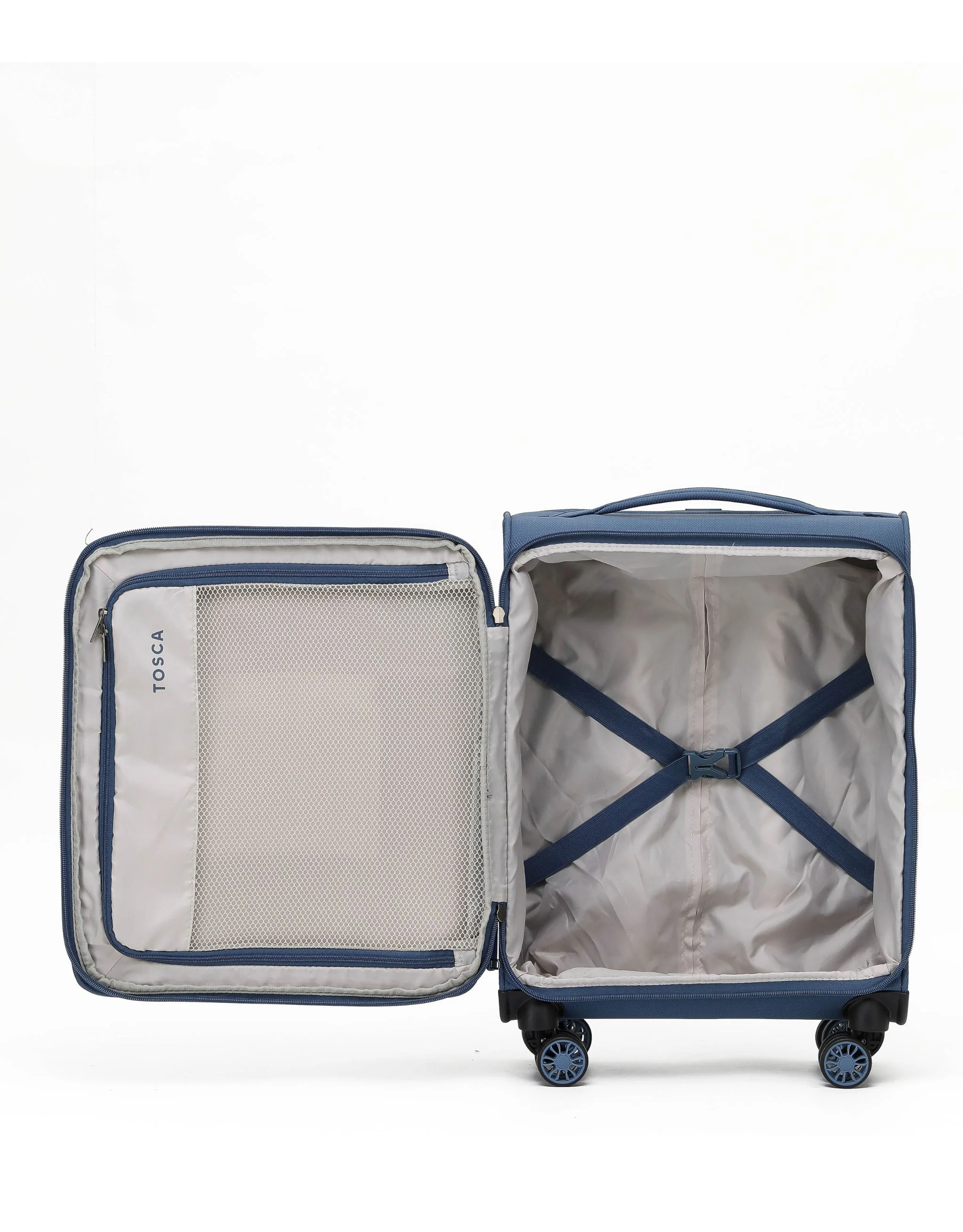 So Lite 54cm Small Soft Carry On - Blue - Image 4