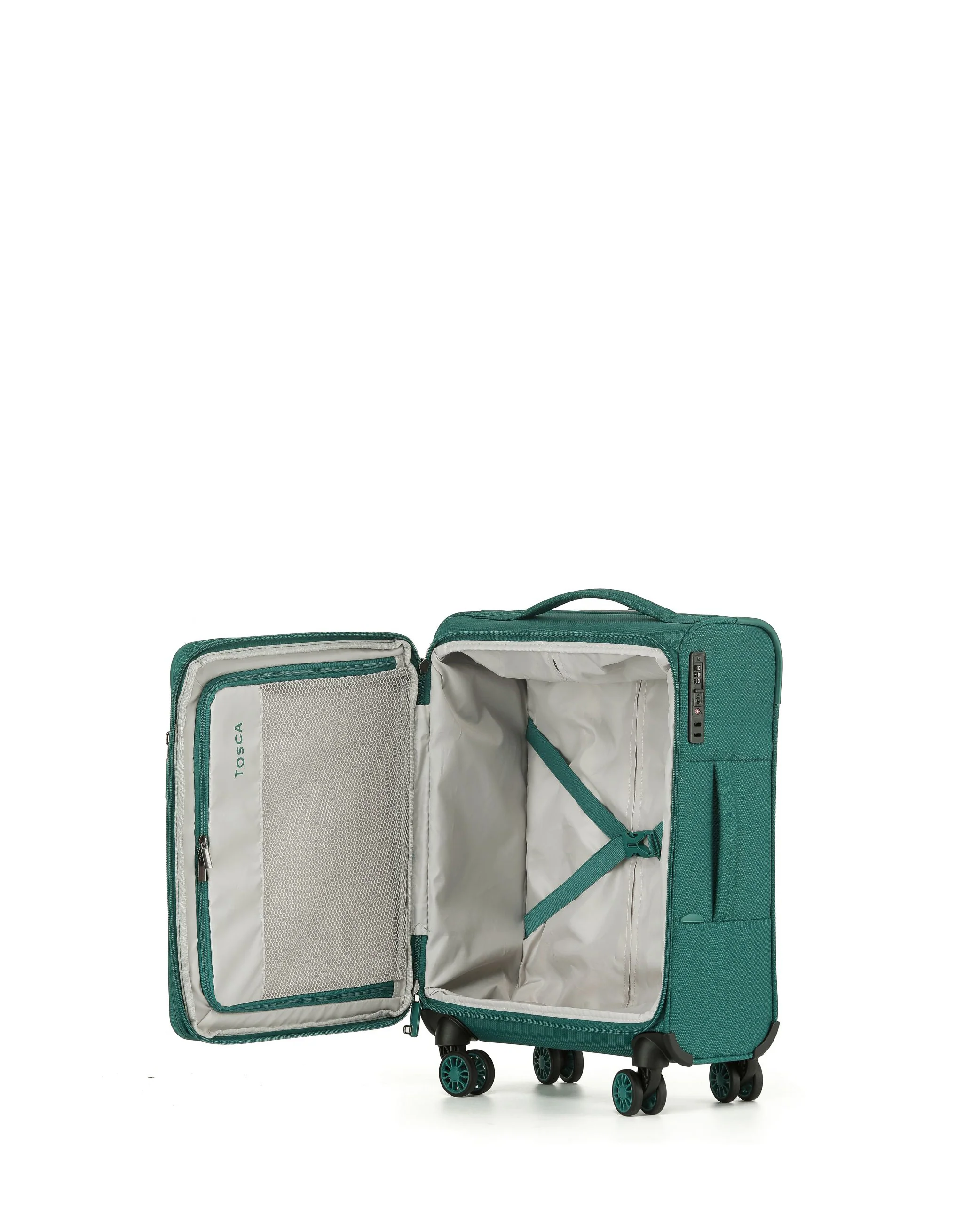 So Lite 54cm Small Soft Carry On - Emerald Green - Image 4