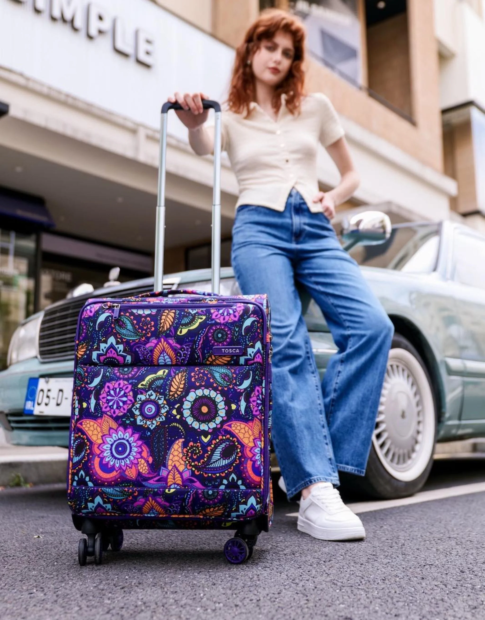 So Lite 54cm Small Soft Carry On - Paisley - Image 9