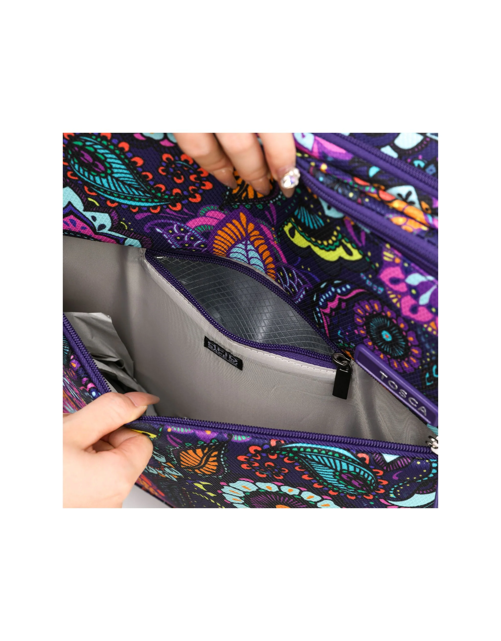 So Lite Soft Suitcase 3 Piece Set - Paisley - Image 10