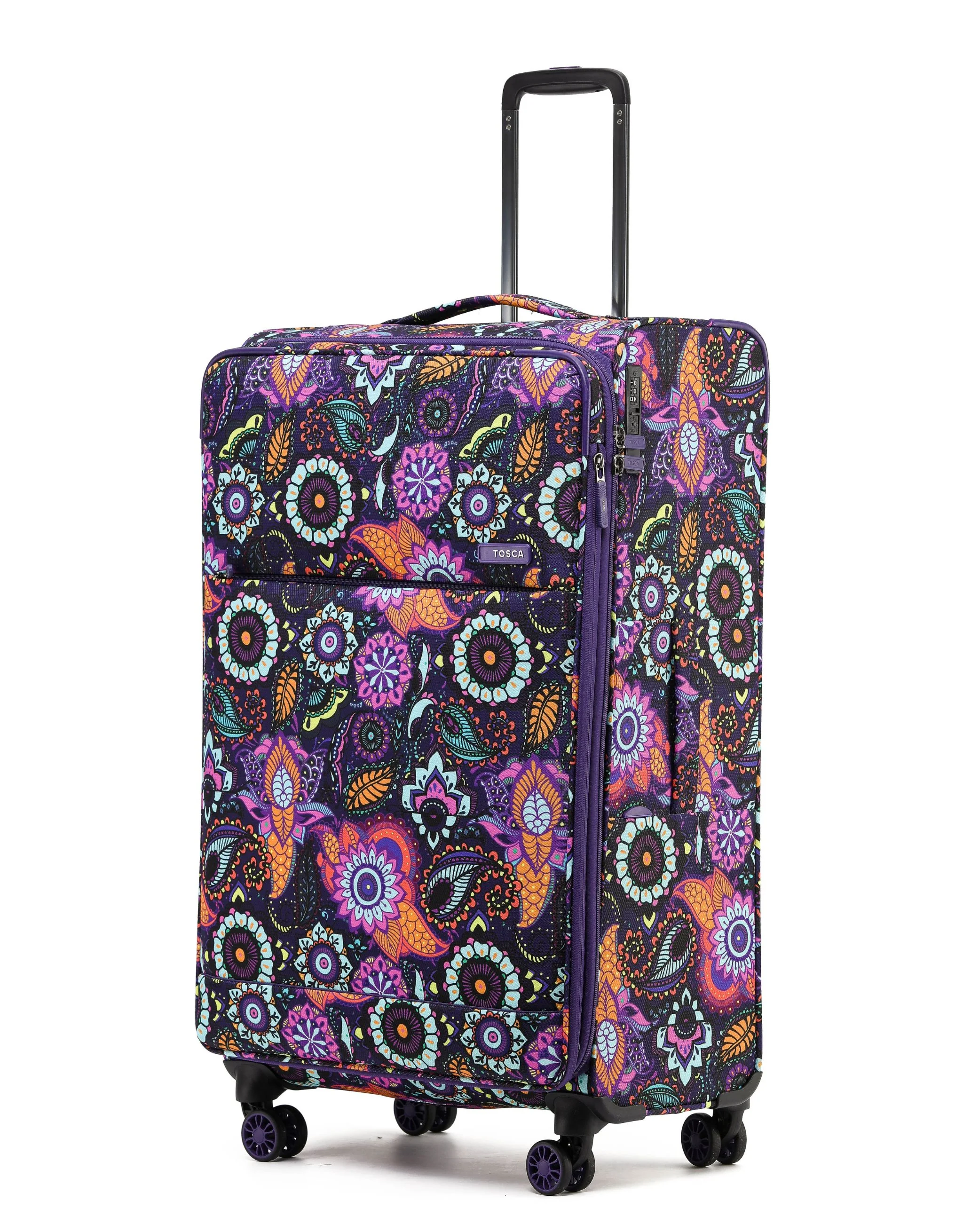 So Lite Soft Suitcase 3 Piece Set - Paisley - Image 4