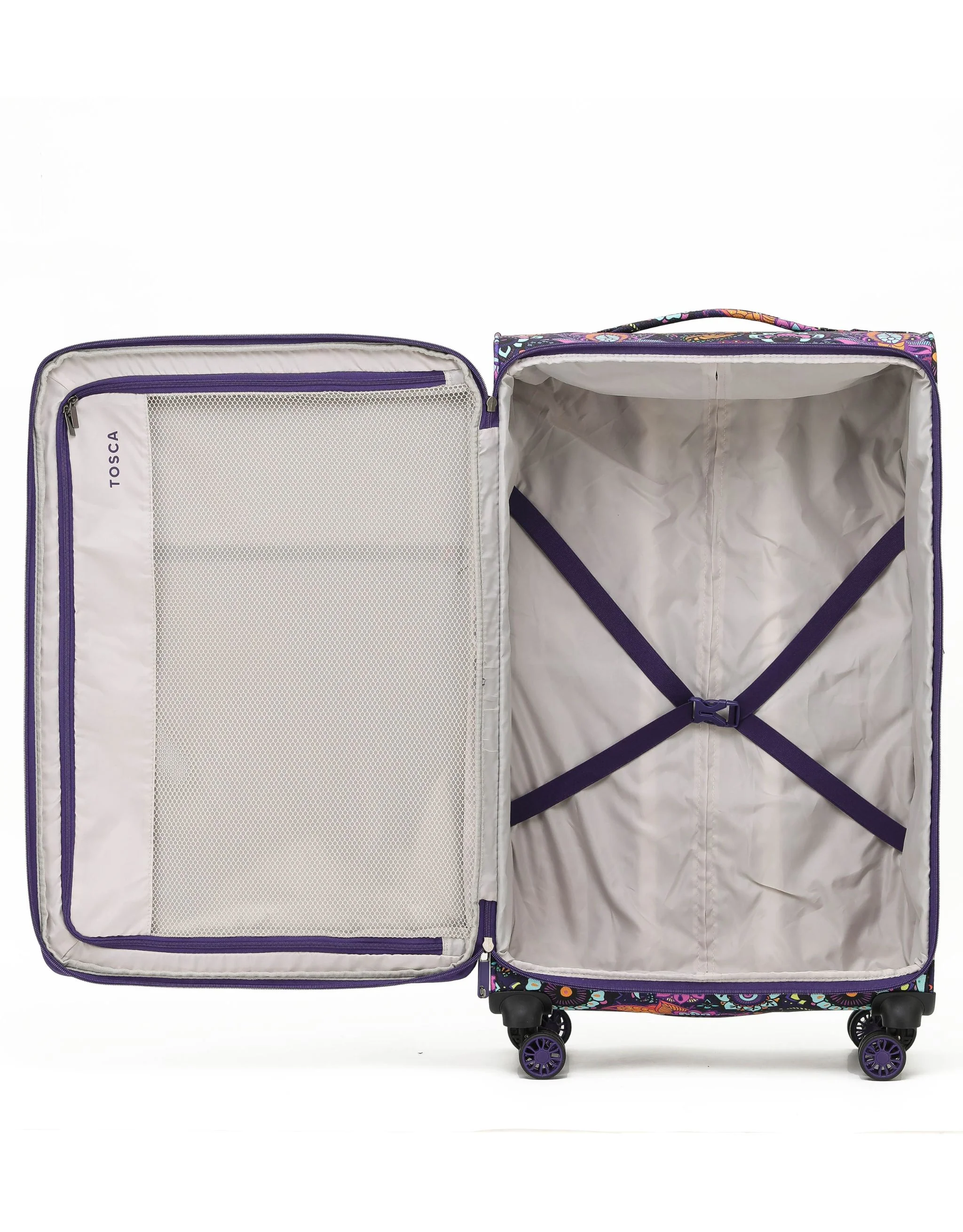 So Lite Soft Suitcase 3 Piece Set - Paisley - Image 5
