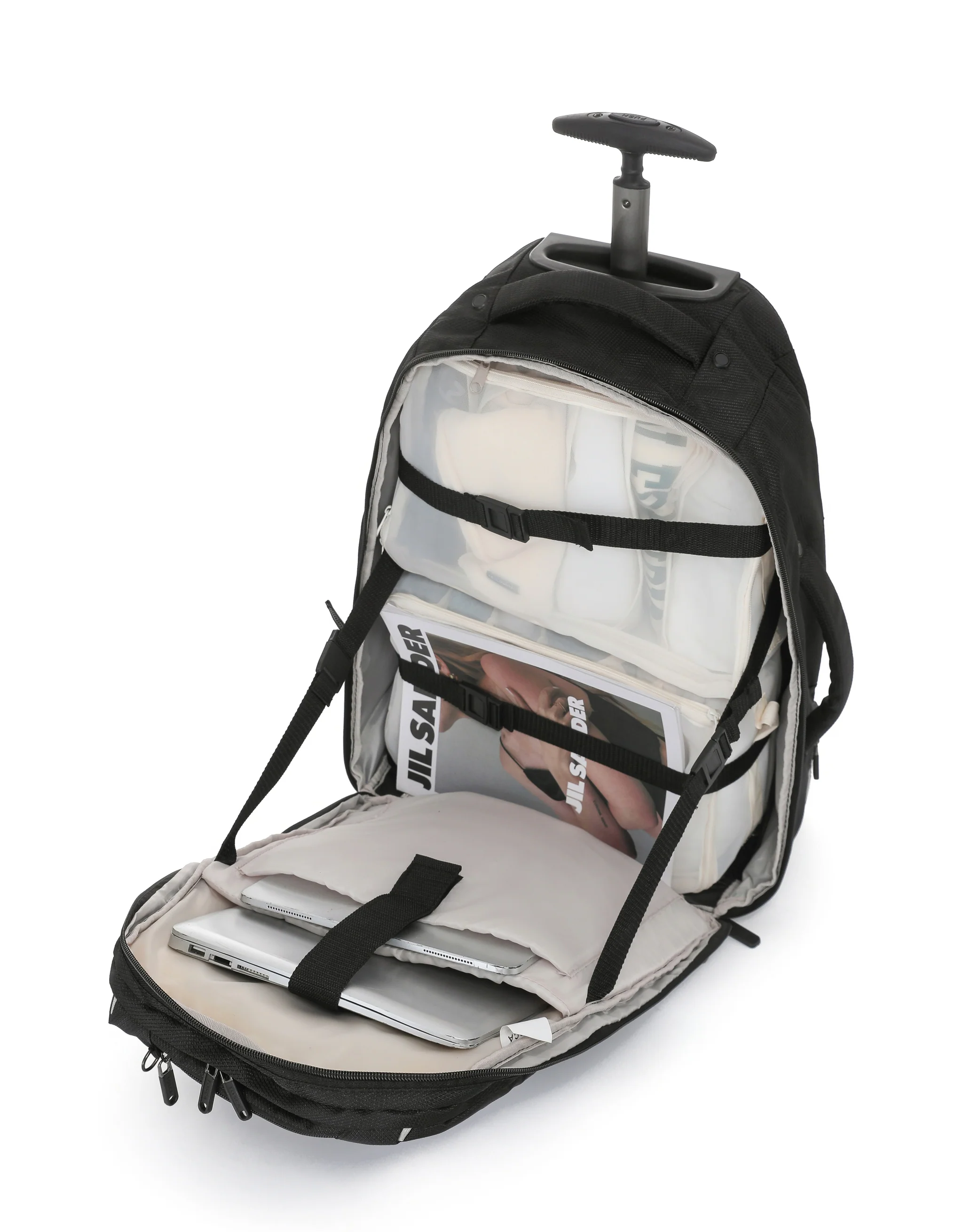 So Lite Trolley Backpack - Black - Image 3