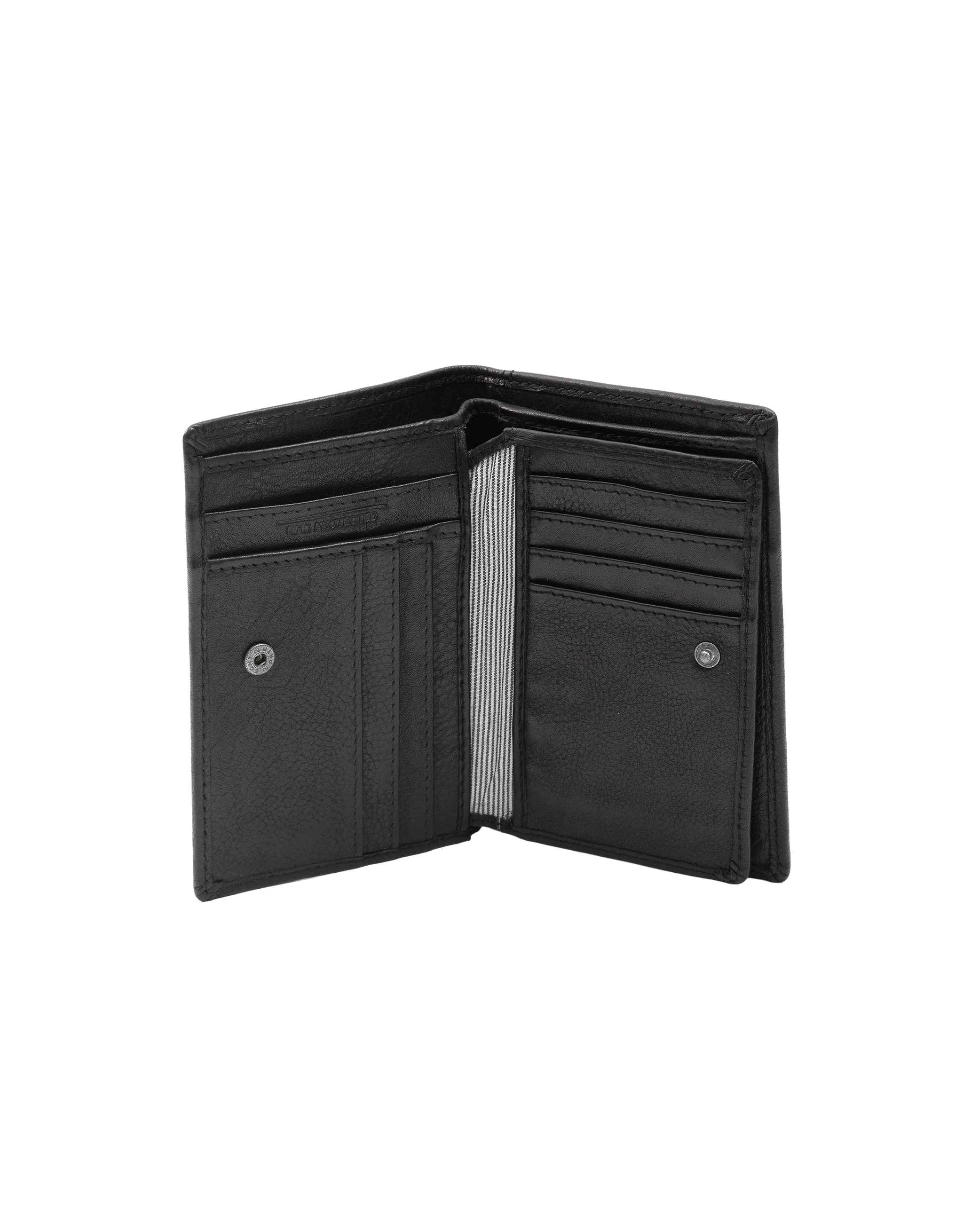Soft Leather Card Holder Wallet - Black - Image 4