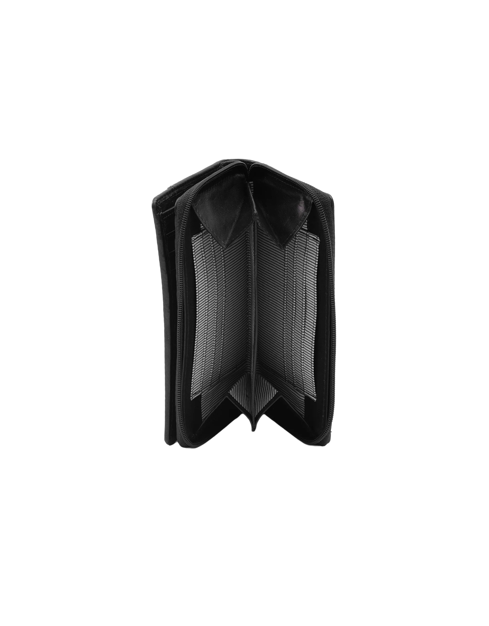 Soft Leather Ladies Wallet - Black - Image 4