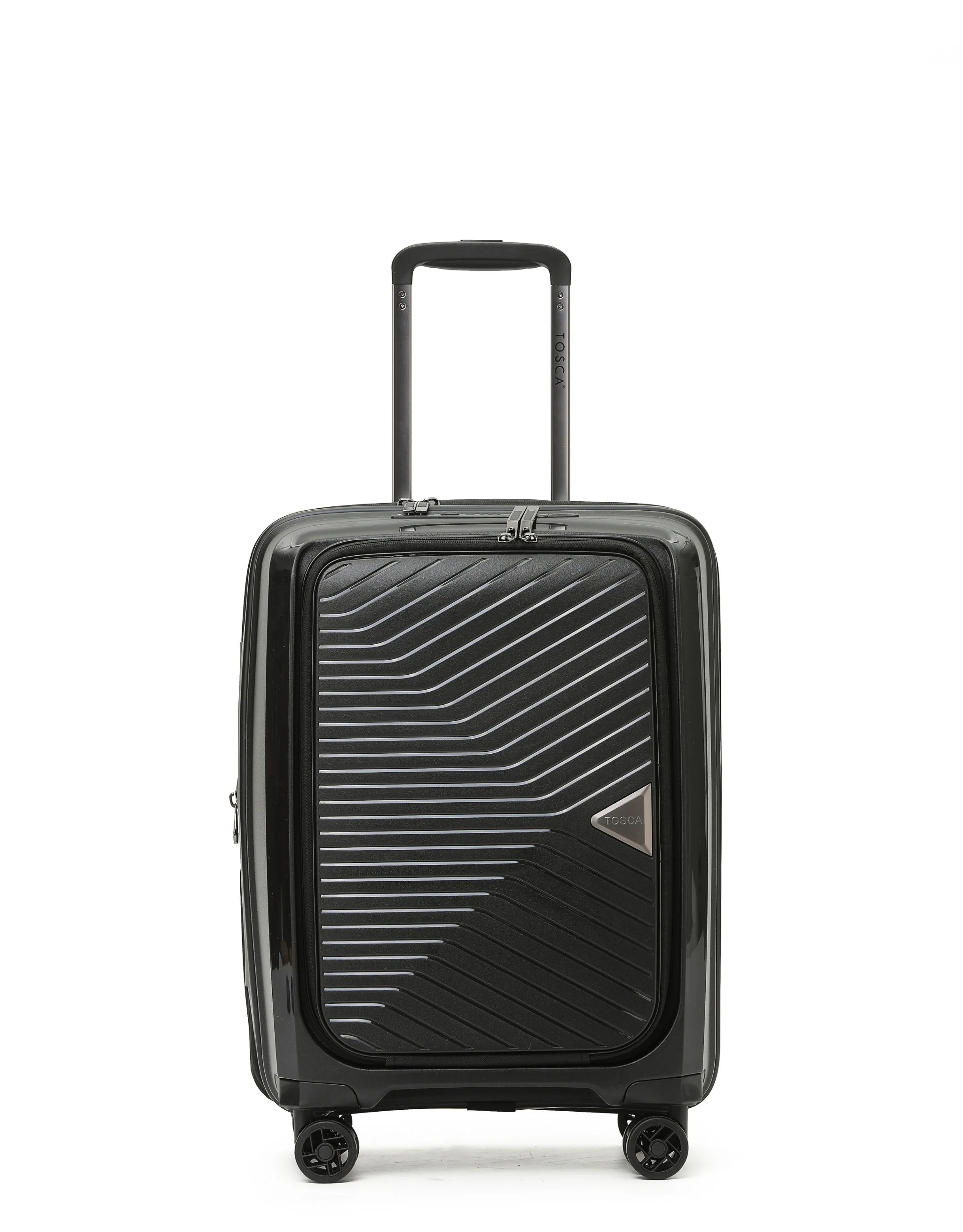 Space-X 55cm Small Hard Laptop Carry On - Black - Image 5