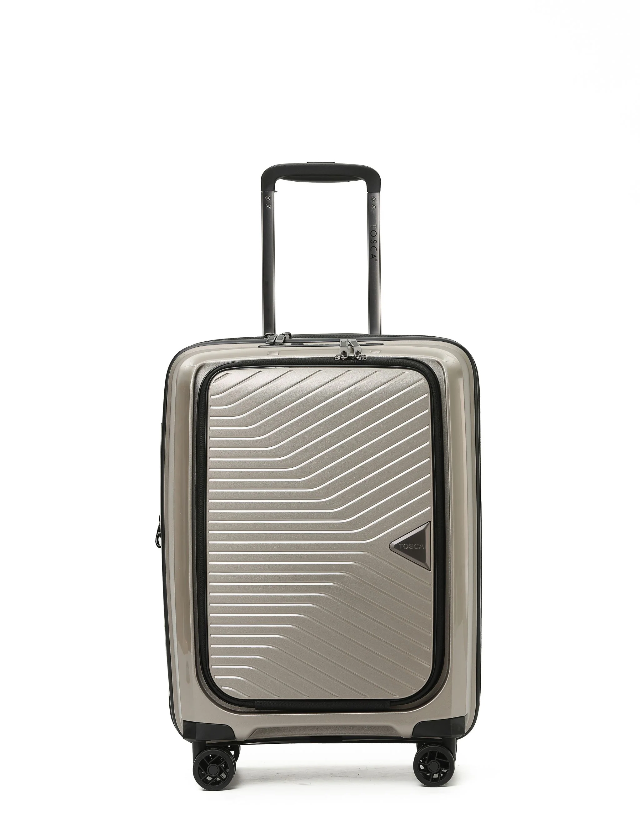Space-X 55cm Small Hard Laptop Carry On - Champagne - Image 6