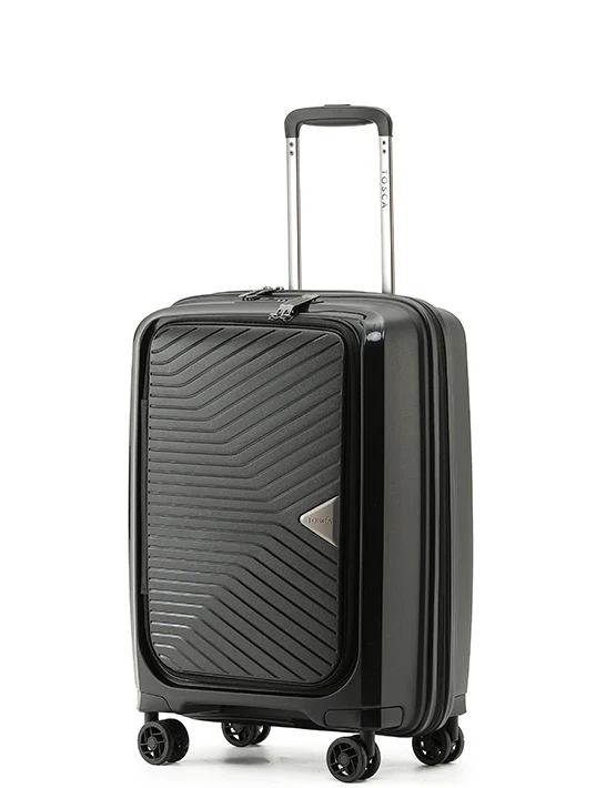 Space-X Dual Opening Hard Suitcase 3 Piece Set - Black - Image 7