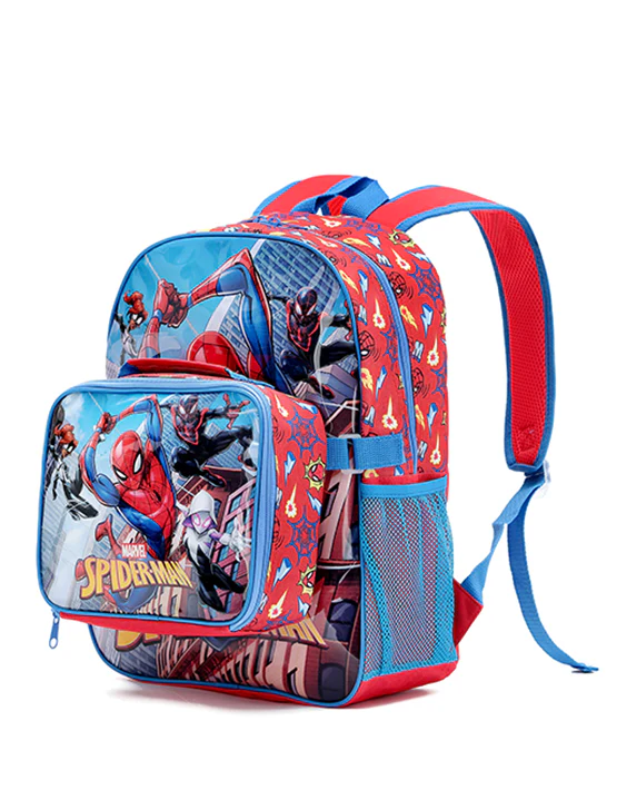 Spider-Man Backpack + Cooler Bag - Blue