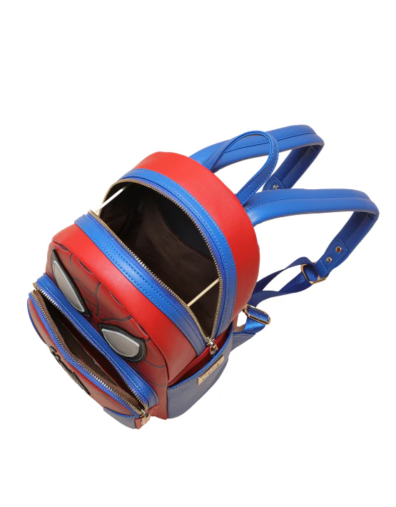 Spider-Man Deluxe PU Backpack - Blue - Image 5