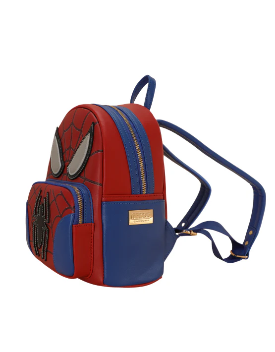 Spider-Man Deluxe PU Backpack - Blue - Image 6