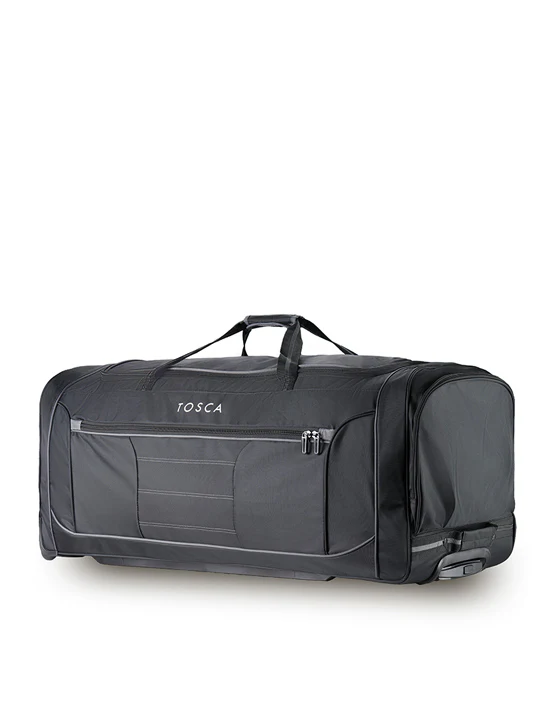 Sports Duffle Wheel Bag - Jumbo - Black - Image 4