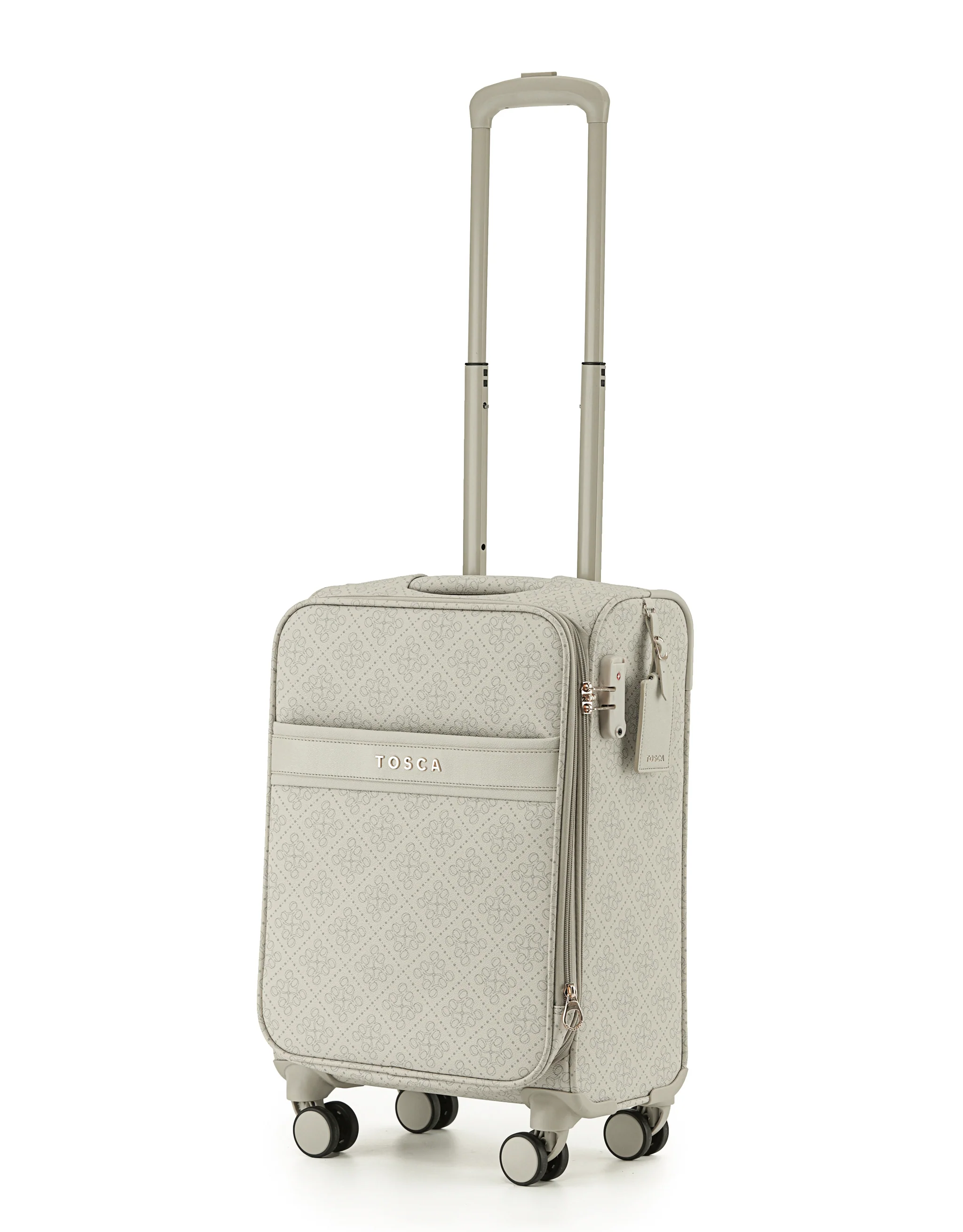 Willow PU Suitcase 3 Piece Set - Vanilla - Image 3