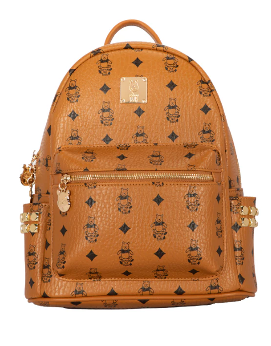 Winnie The Pooh Deluxe PU Backpack - Brown