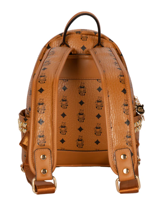 Winnie The Pooh Deluxe PU Backpack - Brown - Image 5