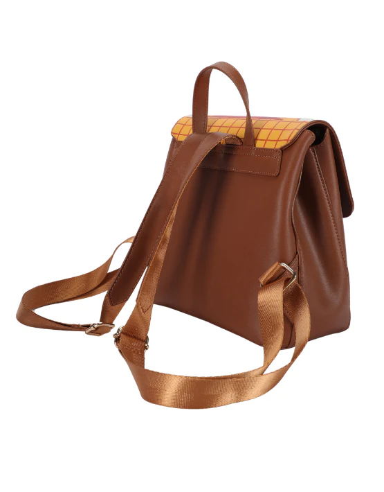 Woody Deluxe PU Rucksack Backpack - Black - Image 3