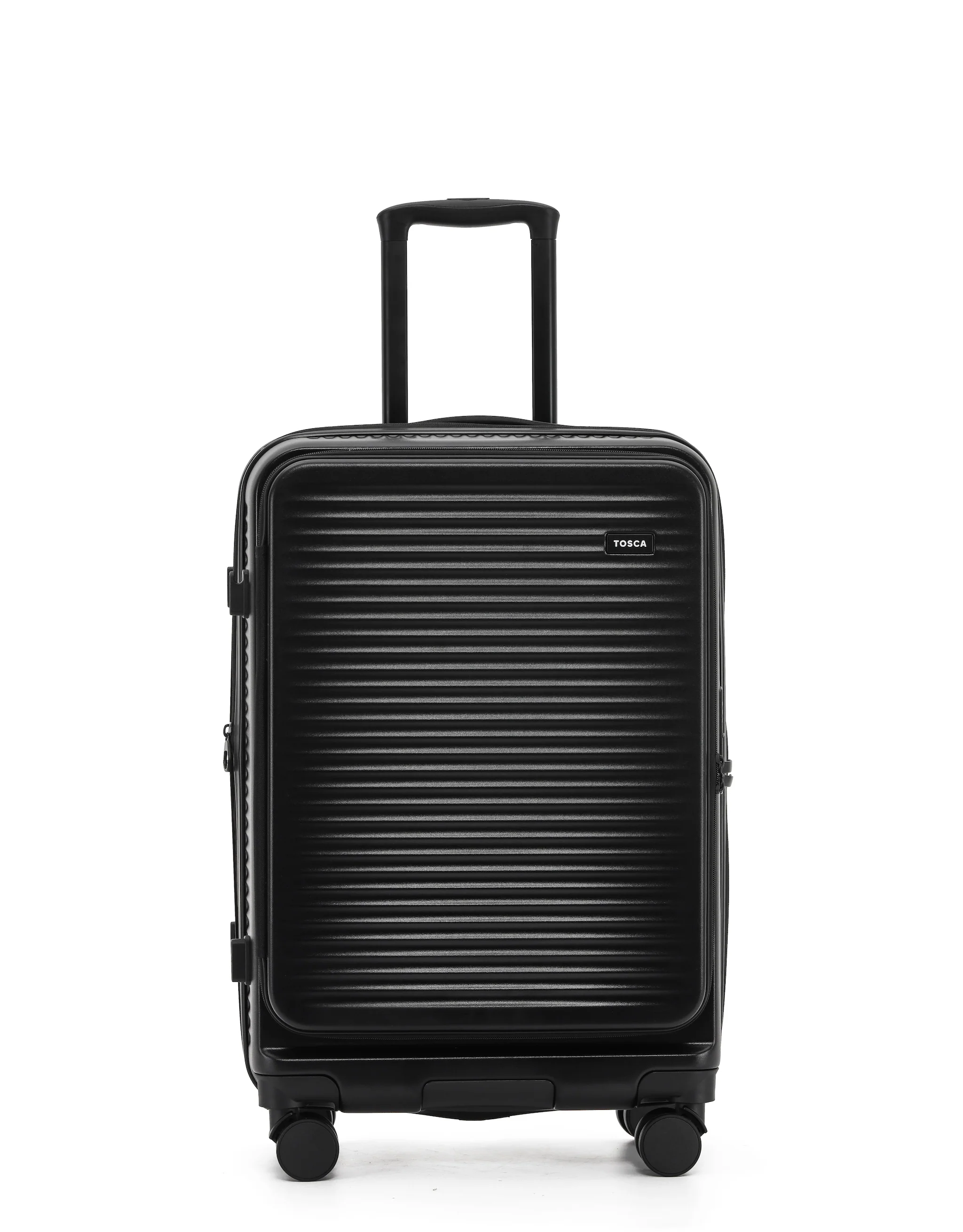 Zen Front Opening Hard Suitcase 3 Piece Set - Black - Image 7