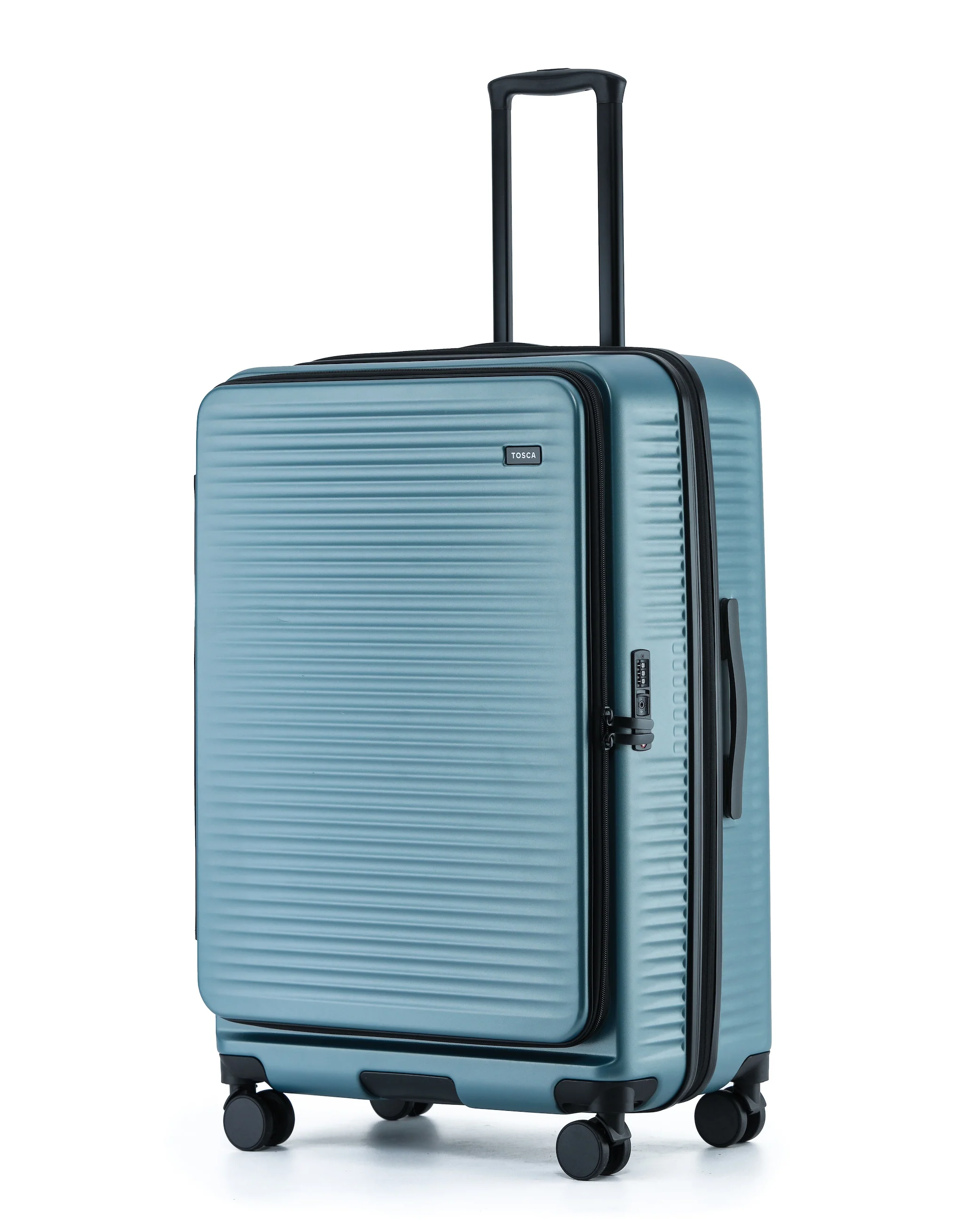 Zen Front Opening Hard Suitcase 3 Piece Set - Slate - Image 10
