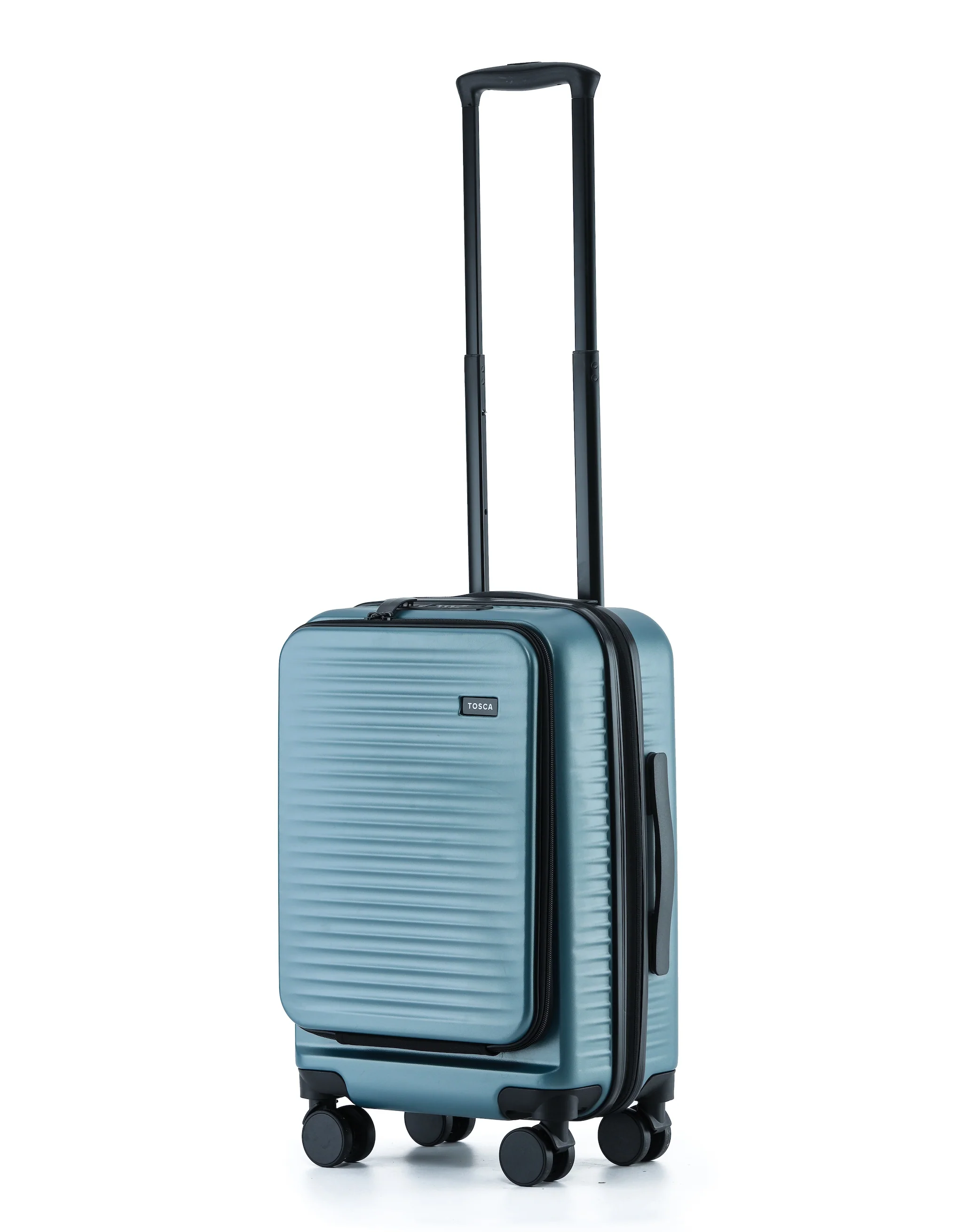 Zen Front Opening Hard Suitcase 3 Piece Set - Slate - Image 3