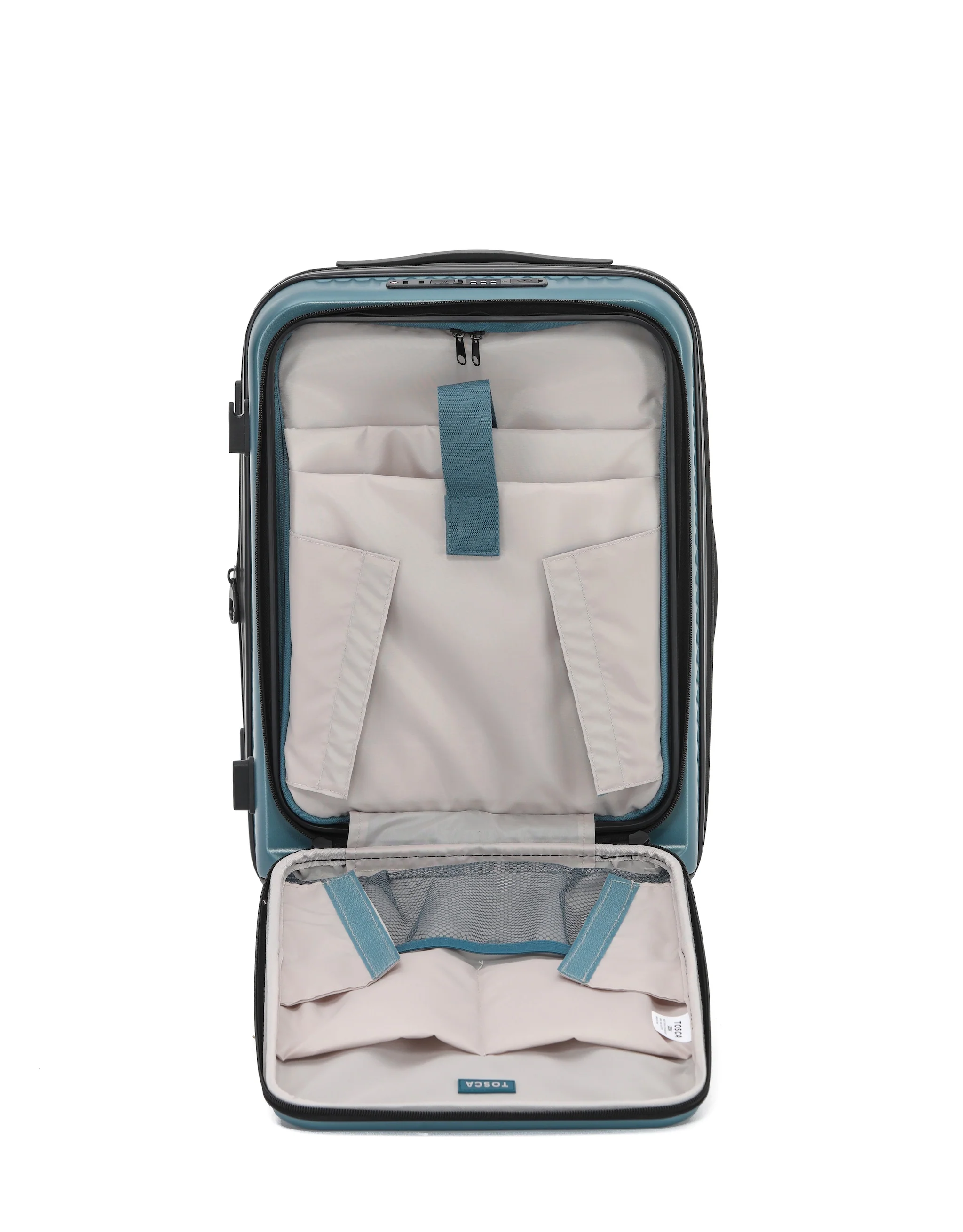 Zen Front Opening Hard Suitcase 3 Piece Set - Slate - Image 5