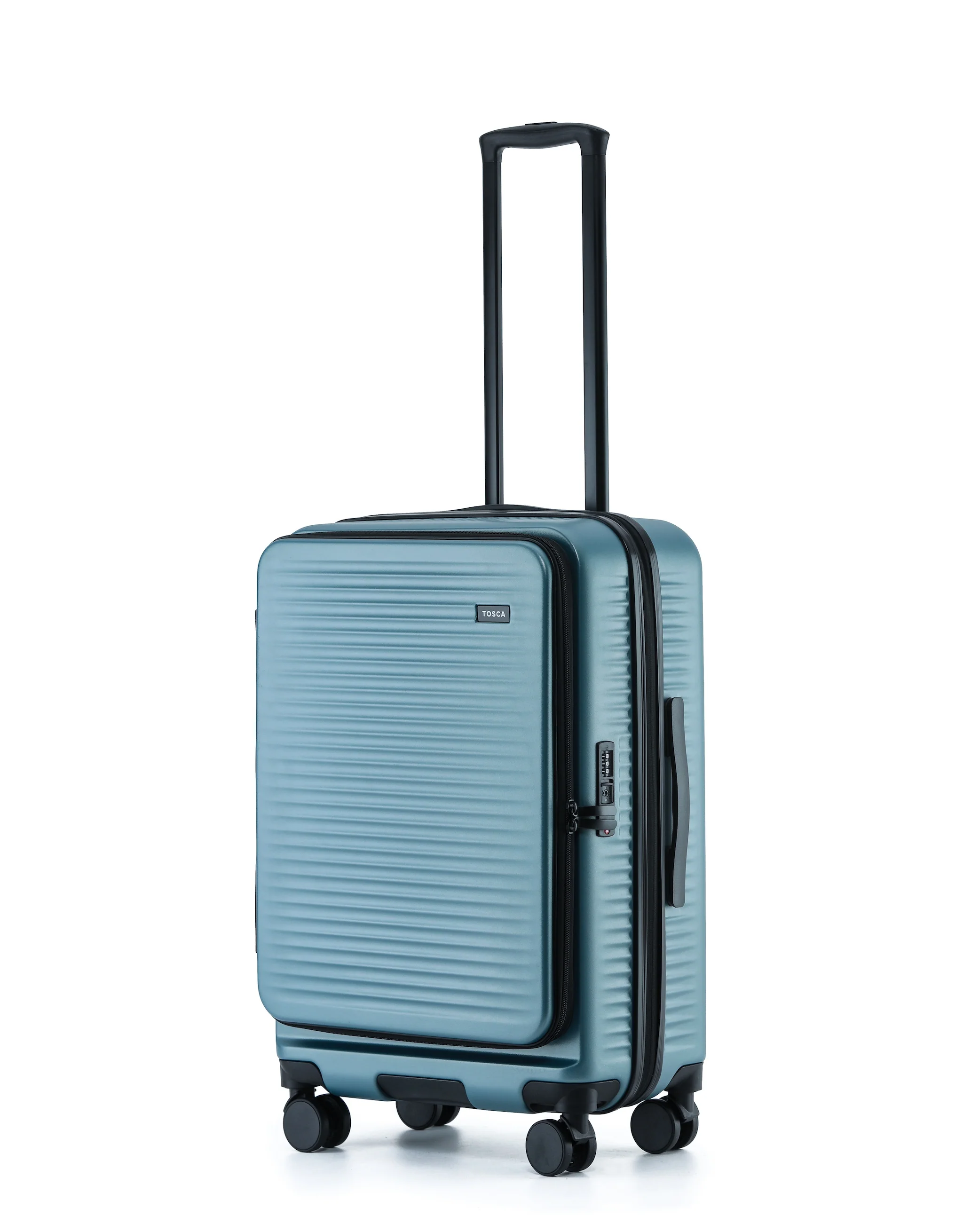 Zen Front Opening Hard Suitcase 3 Piece Set - Slate - Image 7